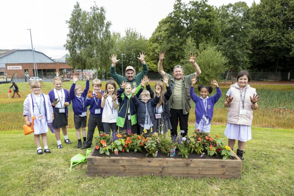 Reflection Garden Opens In Yeovil Helicopter Factory