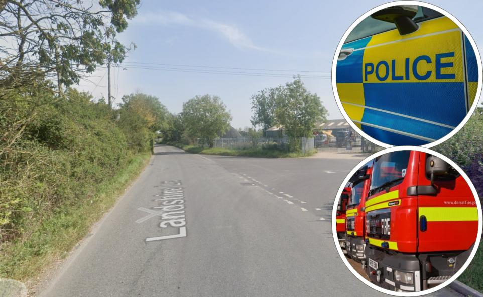 Two people taken to Yeovil hospital after two vehicle crash